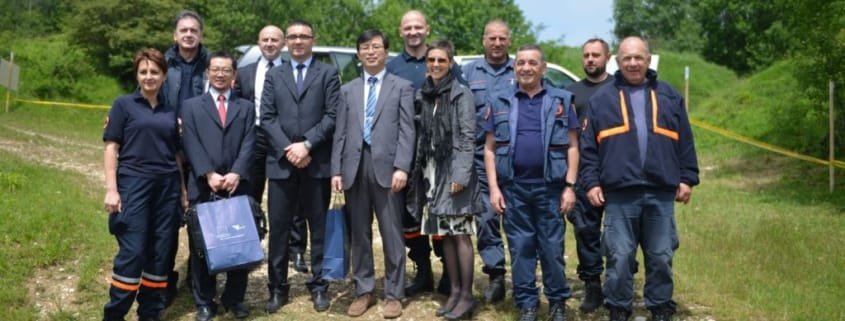 Predstavnici Ministarstva vanjskih poslova Japana posjetili timove FUCZ na deminerskom zadatku na brdu Žuč